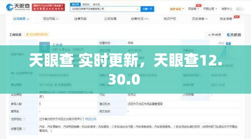 天眼查 实时更新，天眼查12.30.0 