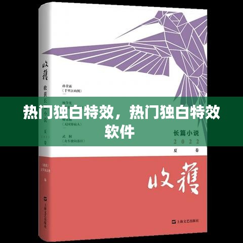 热门独白特效，热门独白特效软件 
