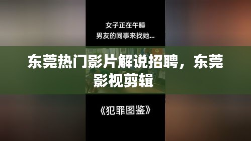 东莞热门影片解说招聘，东莞影视剪辑 