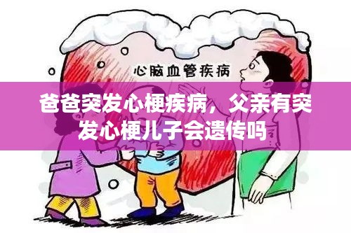 爸爸突发心梗疾病，父亲有突发心梗儿子会遗传吗 