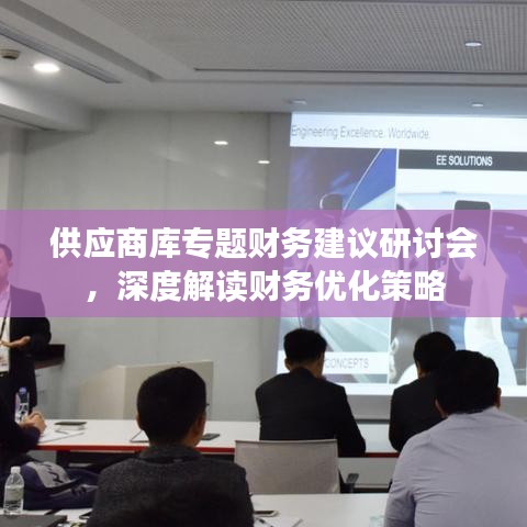 供应商库专题财务建议研讨会，深度解读财务优化策略
