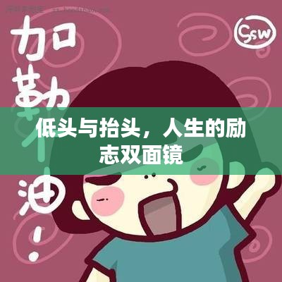 低头与抬头，人生的励志双面镜