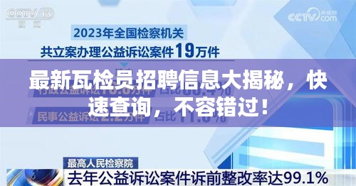 最新瓦检员招聘信息大揭秘，快速查询，不容错过！