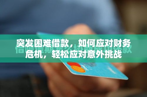 突发困难借款，如何应对财务危机，轻松应对意外挑战